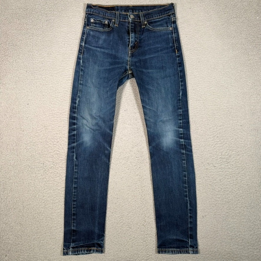 Levis Jeans Mens 28x27 Blue 510 Skinny Fit Casual Preppy Denim 5 Pocket Stretch